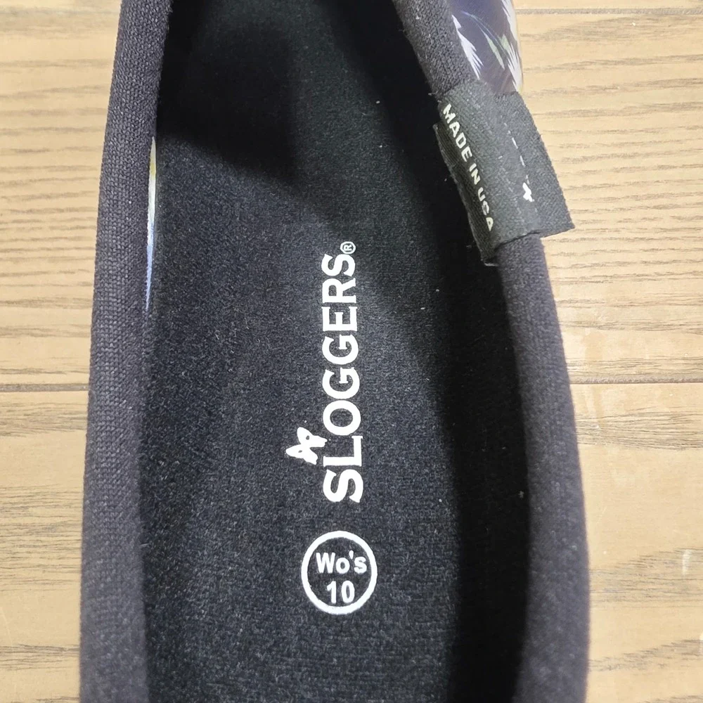 Sloggers Blue Flowers Waterproof Rain Shoe/Boot‎ Women's Size 10 USA